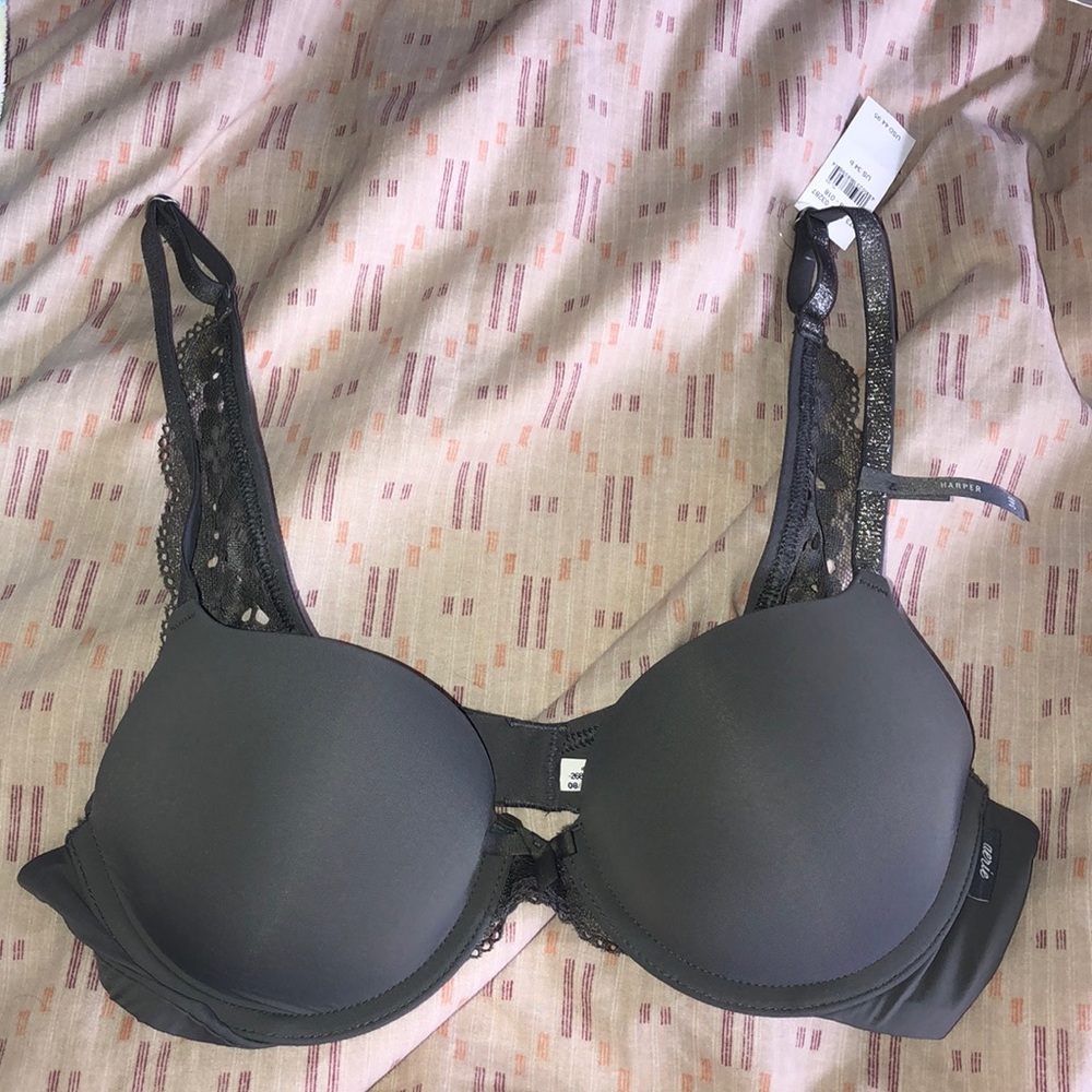 Never worn push up gray aerie bra! Size 34b.
